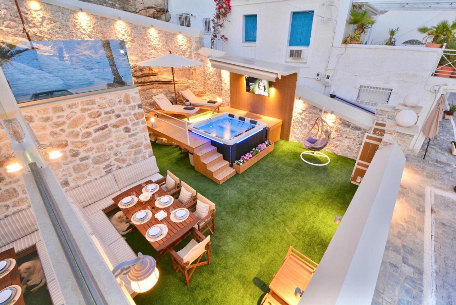 Villasonboard Rock Villa 3 Bed, 3 Bath, Jacuzzi, Seaside Ermioni Exterior photo